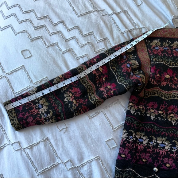 vintage icelandic wool cardigan coat - Picture 8 of 14